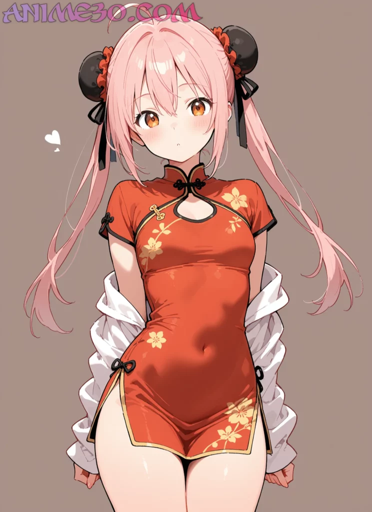 Infografía de la evolución de personajes femeninos en el anime