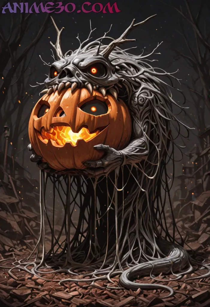 Imágenes Anime Halloween para Fans Otaku: Inspírate con Arte Tenebroso